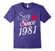 Sexy Since 1981 Funny Birthday Gift T-Shirt