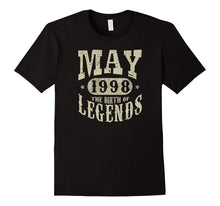 19 Years Old 19th Birthday May 1998 Birth of Legend T-Shirt