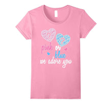 Pink or Blue We Love Adore You Tee T Shirt for Gender Reveal