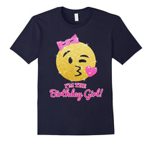 Cute Birthday Cartoon Kiss Face Shirt I'm the Birthday Girl