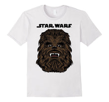 Star Wars Chewbacca Chewy Big Head Logo Graphic T-Shirt
