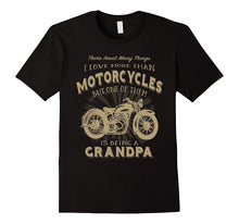 Motorcycle Grandpa Shirt Funny Vintage Biker T-Shirt