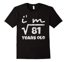Square Root of 81: 9th Birthday 9 Years Old T-Shirt