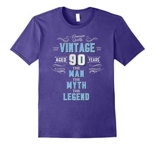 Mens Vintage 90th Birthday Tshirt for Men Aged 90 Years Old Tee