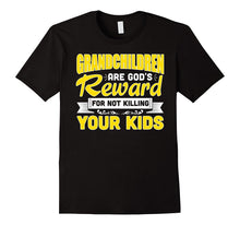 Funny Grandma T-Shirt Grandchildren Are Gods Reward Shirt