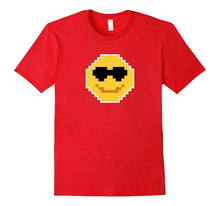 Smiling Face With Sunglasses Cool Emoji 8-Bit T Shirt