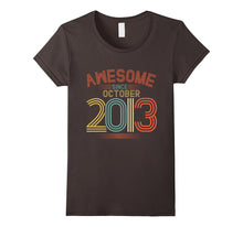 Awesome Since October 2013 Funny T-Shirt 4th Birthday Tee