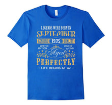 42 Years Old Born in Sept 1975 42nd Birthday Apparel Gift Te