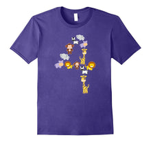 Safari Animals Birthday T-Shirt for 4 Year Old Girls Boys