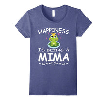 Happiness Is Being a Mima With Frog Funny T-Shirt Gift