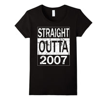 Straight Outta 2007 T-Shirt Funny 2017 Birthday Kid Tee Gift