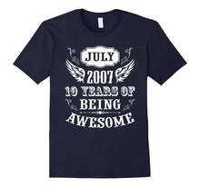 10 Years of Being Awesome Birthday Tee July 2007 Shirt Kids