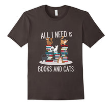 FUNNY BOOKS AND CATS T-Shirt Book Lovers Cat Gift