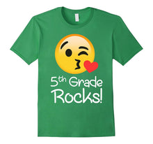 5 Th Grade Rocks Emoji tShirt Funny Fifth Graders & Teachers