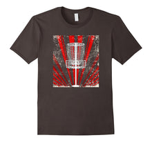Red Sunburst Disc Golf Basket T-Shirt