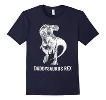 Daddysaurus Rex Funny Dinosaur T-Shirt for Dad