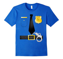 Halloween Party Police Uniform DIY Costume T-Shirt