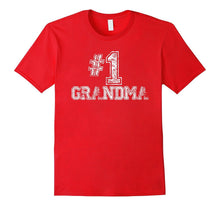 #1 Grandma T Shirt - Number One Grandmother Mother Gift Tee