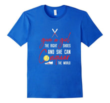 Give a Girl the Right Shoes Softball T Shirt