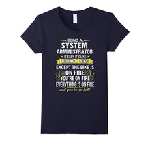 Being a System Administrator Is Like Riding a Bike T-Shirt