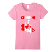 Canada - Canadian Map Flag T-Shirt Gift for Canada Lovers