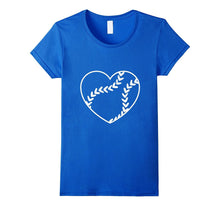 Softball Baseball Heart Shirt, Gift for Softball Mom or Dad