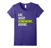Eat Sleep Homework Repeat T-Shirt Back to School Clothing