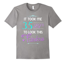 35th Birthday Gift Shirt Fabulous 35 Year Old Tshirt