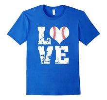 LOVE Baseball: Cute Baseball Shirt for Mom Dad Boys Girls