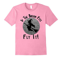 Halloween T-Shirt if the Broom Fits Ride It Witch Shirt