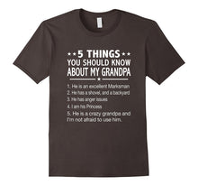 5 Things You Should Know About My Grandpa T-Shirt