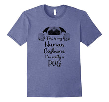 Pug Costume Halloween Funny T-Shirt Pun Tee