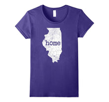 Distressed Illinois Home Shirt Illinois Shirt