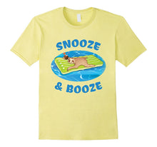 Snooze and Booze Floating Sloth Funny T-Shirt
