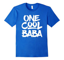 One Cool Baba T Shirt - Grandfather Dad Gift Tee