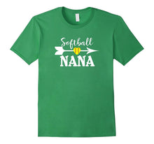 Softball Nana Tshirt Grandma Grandparents Gift Idea
