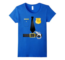 Halloween Party Police Uniform DIY Costume T-Shirt
