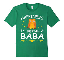Happiness Is Being a Baba With Owl Funny T-Shirt Gift