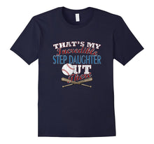 Baseball Softball Daughter Step Mom or Step Dad T Shirt