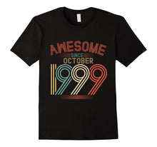 Awesome Since October 1999 Funny T-Shirt 18th Birthday Tee