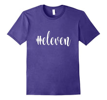 11th Birthday Girls Shirt Gift Kids Hashtag Milestone Eleven
