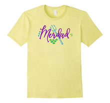 Merdad Shirt Men Mer Dad Mermaid Tee