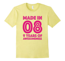 9th Birthday Shirt Gift Age 9 Year Old Girls Tshirt Tee