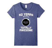 50th Birthday Solar Eclipse T-Shirt - August 21st 2017