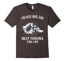 Men's Father Son Friends Fist Bump TShirt Dad Father's Day F
