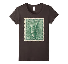 Koala Bear Stamp T-Shirt I Love Animals Australia Wild Life