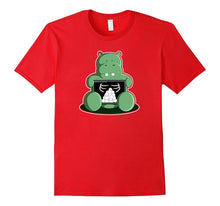 Funny and Cute X-Ray Hungry Hippo T-Shirt