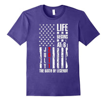 6 Yrs Old Kid Birthday Gift Shirt Born in July 2011 Legends