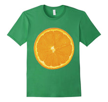 Giant Orange Slice Fruit T-Shirt Fun Foodie Vegan Summer Tee