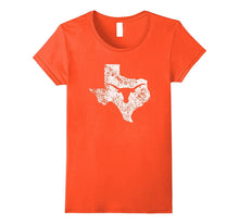 Texas W Longhorn Distressed T-Shirt Texas Cowboy State Shirt